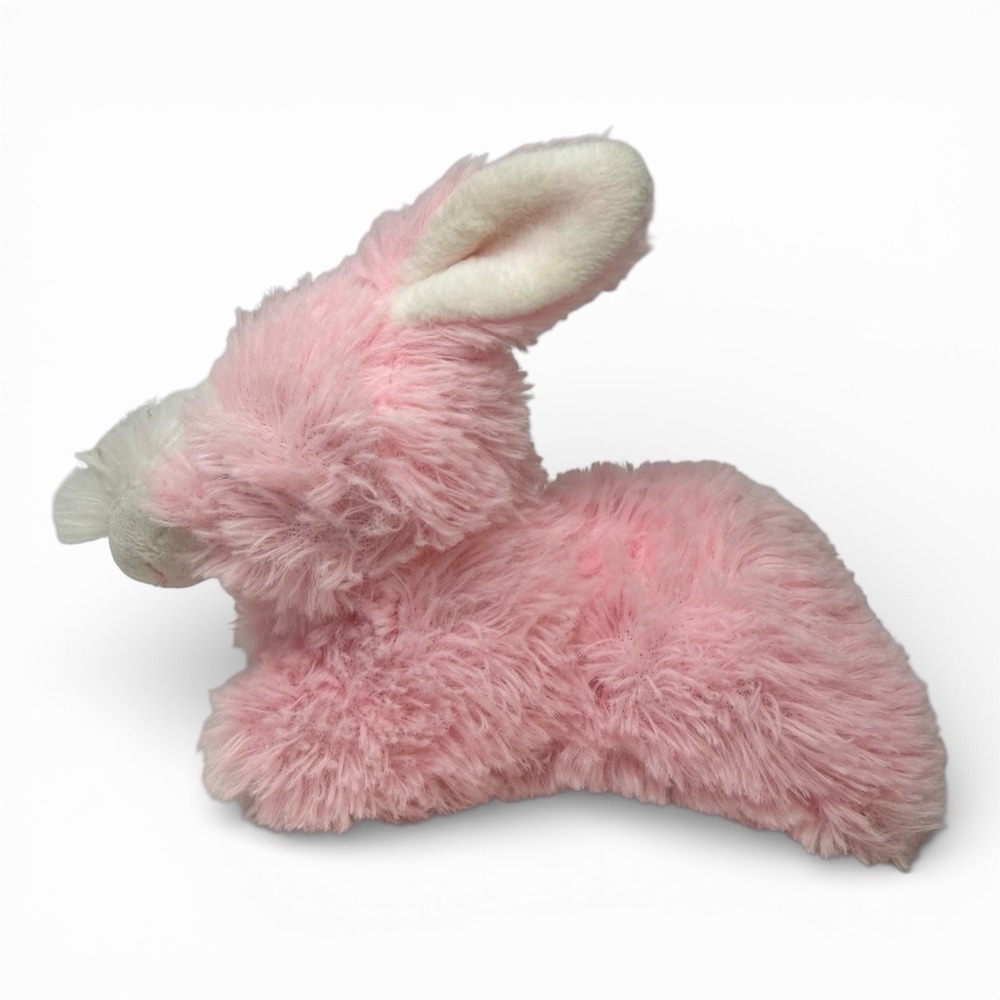 Pink Rabbit Plush Realistic Bunny 5 Inch Stuffed Animal Easter Name "Riley" - Picture 8 of 10
